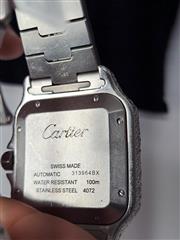 CARTIER Gent's Wristwatch 4072 18K STAINLESS SANTOS